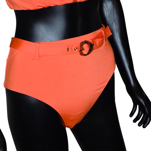 Sunshine 79 Bandeau Midkini Top & High Waist Bikini Bottom 8 - Picture 4 of 16